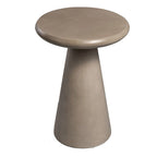 Table d'appoint extérieure Patio Watcher 16 po en béton Mgo en forme de champignon
