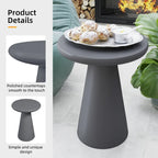 Table d'appoint extérieure Patio Watcher 16 po en béton Mgo en forme de champignon
