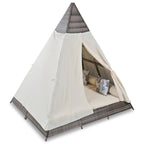 Nestfair Patio Outdoor Tent Shape Bonebody Daybed With Cushions