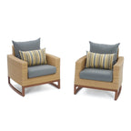 Milli 2 Piece Sunbrella Outdoor Patio Club Chairs