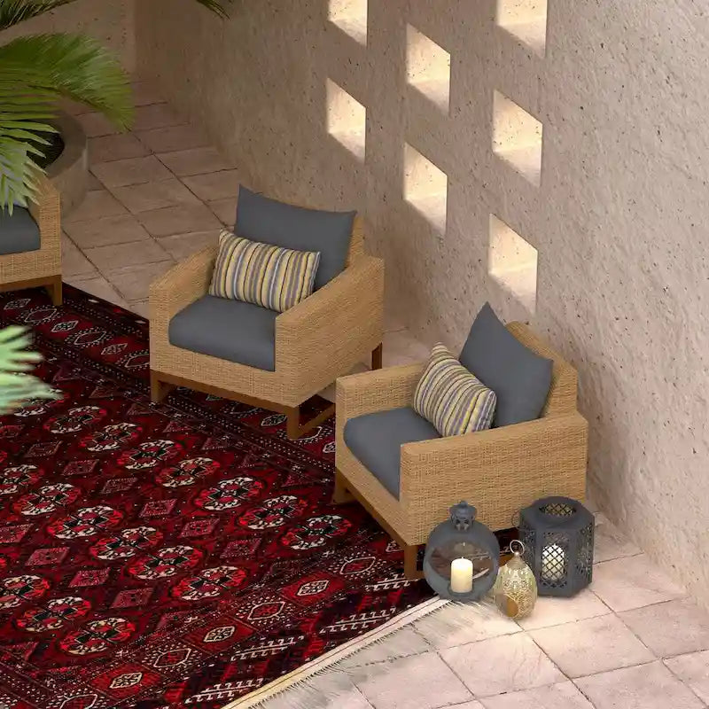Milli Lot de 2 Fauteuils de jardin Sunbrella pour terrasse