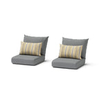 Milli Lot de 2 Fauteuils de jardin Sunbrella pour terrasse