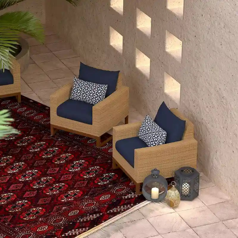 Milli Lot de 2 Fauteuils de jardin Sunbrella pour terrasse