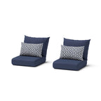 Milli Lot de 2 Fauteuils de jardin Sunbrella pour terrasse