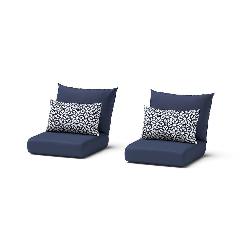 Milli Lot de 2 Fauteuils de jardin Sunbrella pour terrasse