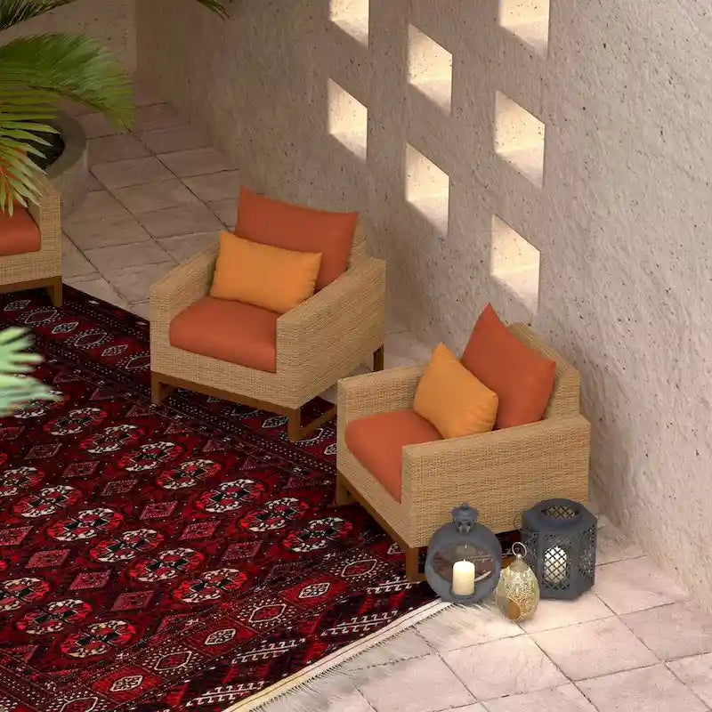 Milli Lot de 2 Fauteuils de jardin Sunbrella pour terrasse