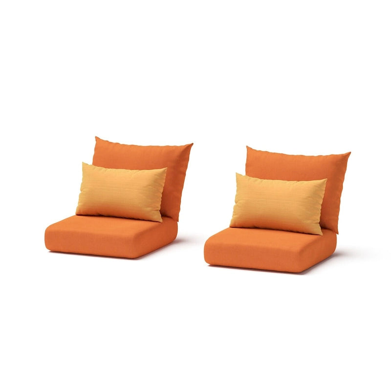 Milli Lot de 2 Fauteuils de jardin Sunbrella pour terrasse