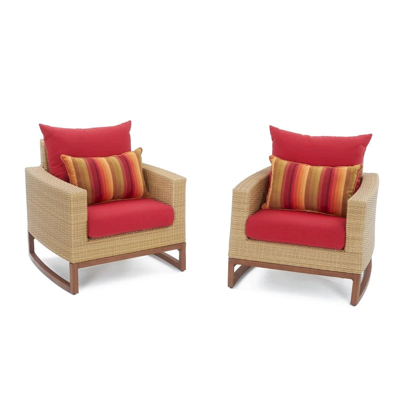 Milli Lot de 2 Fauteuils de jardin Sunbrella pour terrasse