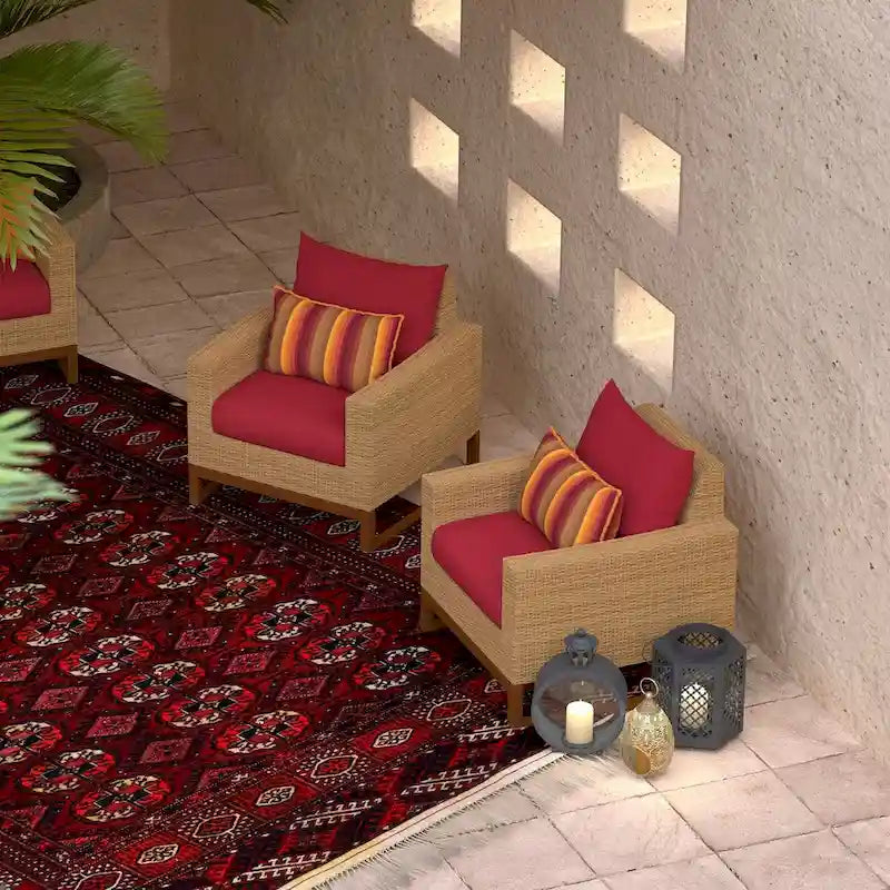Milli Lot de 2 Fauteuils de jardin Sunbrella pour terrasse