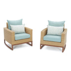 Milli Lot de 2 Fauteuils de jardin Sunbrella pour terrasse