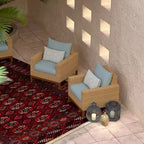 Milli Lot de 2 Fauteuils de jardin Sunbrella pour terrasse