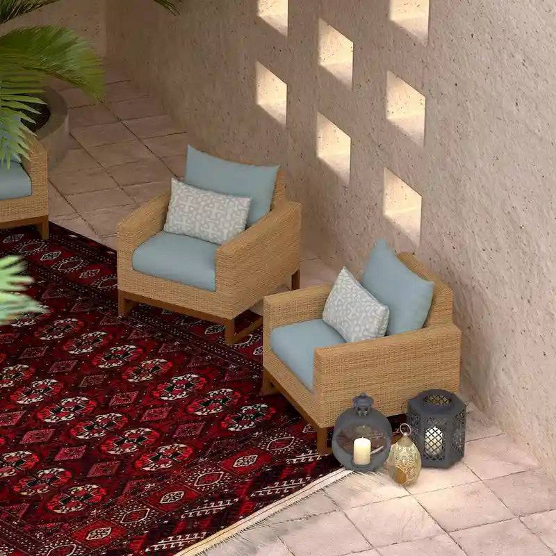 Milli Lot de 2 Fauteuils de jardin Sunbrella pour terrasse
