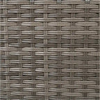 Fauteuil pivotant d'extérieur avec coussins, pour balcon, piscine et jardin