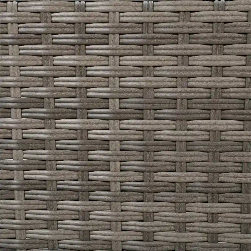 Fauteuil pivotant d'extérieur avec coussins, pour balcon, piscine et jardin