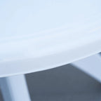 Table de patio ronde en plastique Outsunny avec trou pour parasol, table à manger