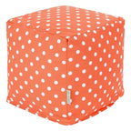 Pouf cube d'intérieur/extérieur à pois ikat Majestic Home Goods