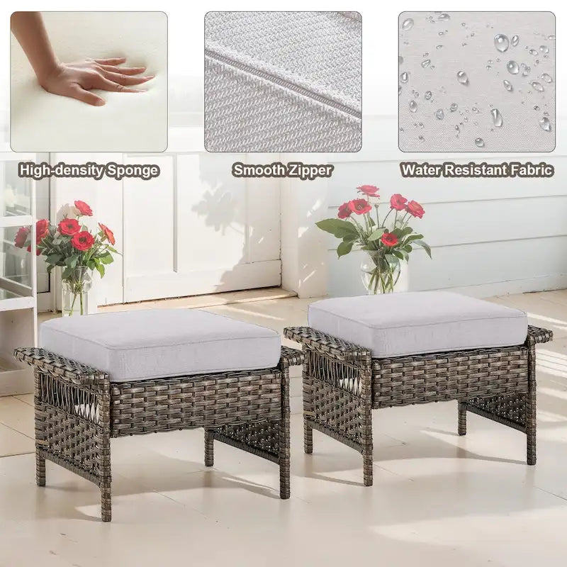 Fauteuil à bascule pivotant Gymojoy avec repose-pieds - Marron
