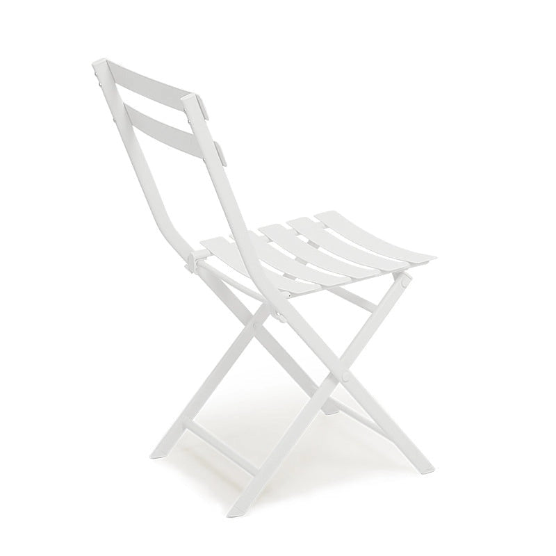 Ensemble bistro de patio 3 pièces comprenant une table ronde pliable et des chaises