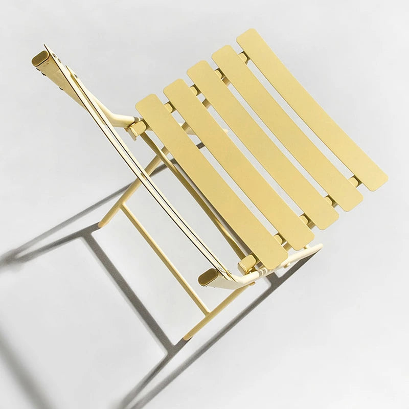 Ensemble bistro de patio 3 pièces comprenant une table ronde pliable et des chaises