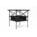 Ensemble de 5 tables et chaises pliantes d'extérieur, idéal pour l'intérieur, le camping, les pique-niques, la plage, le jardin, les barbecues, les fêtes et la terrasse.