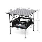 Ensemble de 5 tables et chaises pliantes d'extérieur, idéal pour l'intérieur, le camping, les pique-niques, la plage, le jardin, les barbecues, les fêtes et la terrasse.