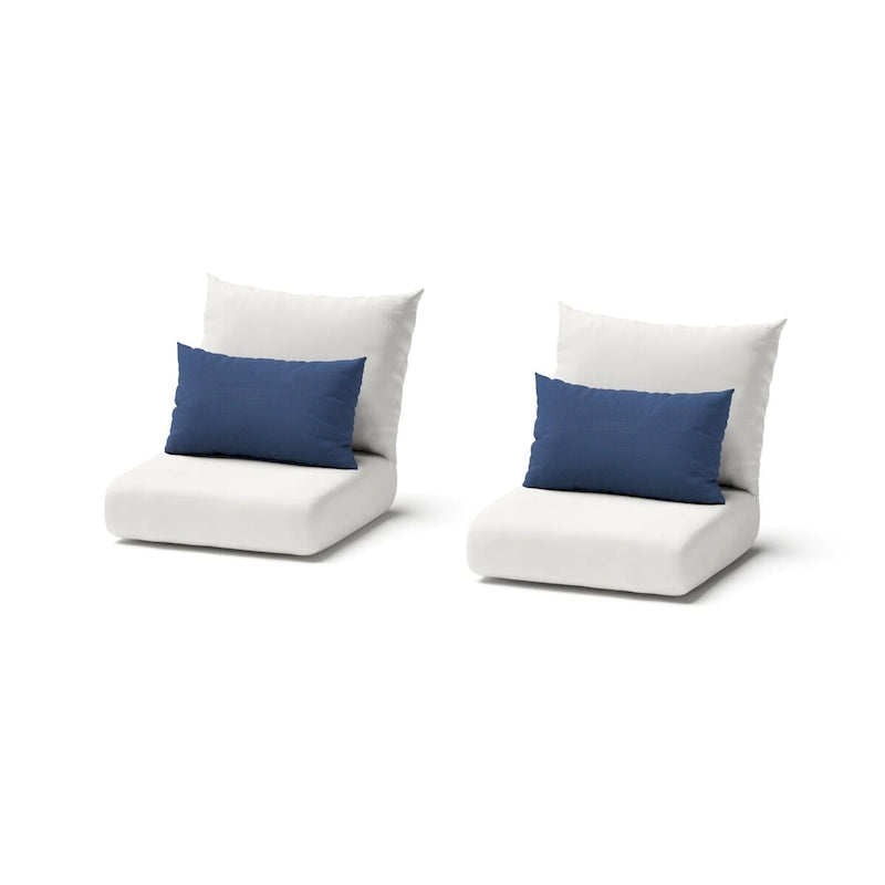 Ensemble de 5 chaises de patio d'extérieur Milo Espresso Sunbrella