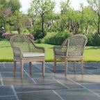 Chaises d'appoint de patio de qualité supérieure (ensemble de 2)