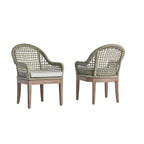 Chaises d'appoint de patio de qualité supérieure (ensemble de 2)