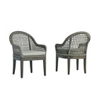 Chaises d'appoint de patio de qualité supérieure (ensemble de 2)