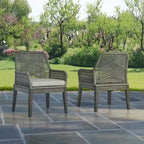 Chaises d'appoint de patio de qualité supérieure (ensemble de 2)