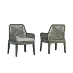 Chaises d'appoint de patio de qualité supérieure (ensemble de 2)
