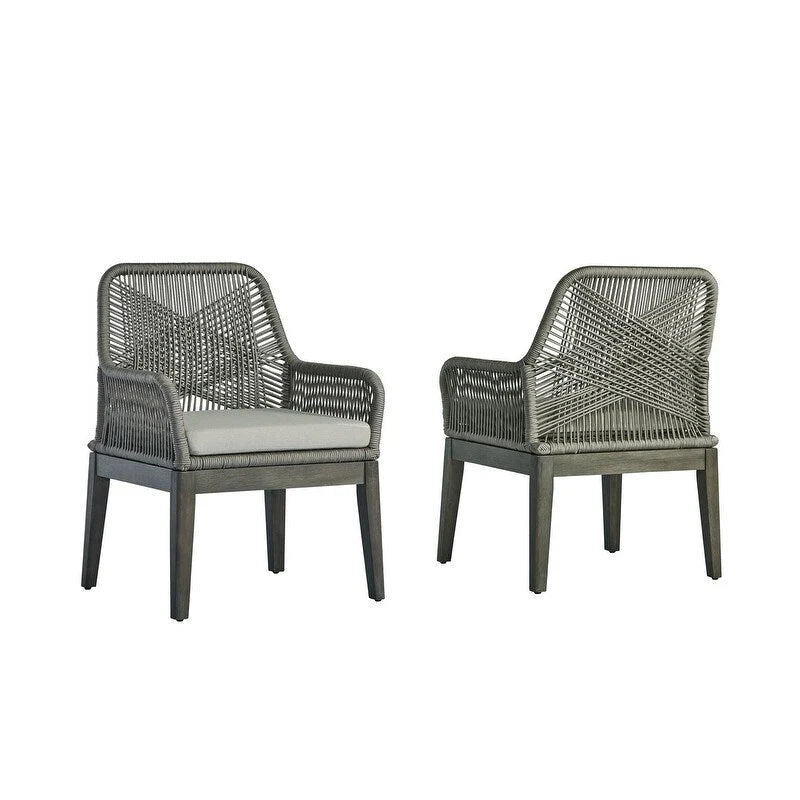 Chaises d'appoint de patio de qualité supérieure (ensemble de 2)
