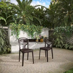 Ensemble de deux chaises de patio d'extérieur Kova
