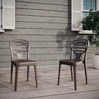 Ensemble de deux chaises de patio d'extérieur Kova