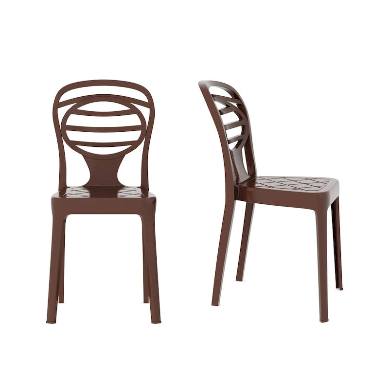 Ensemble de deux chaises de patio d'extérieur Kova