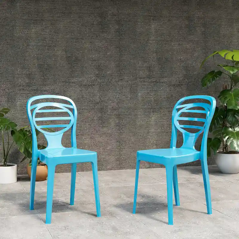 Ensemble de deux chaises de patio d'extérieur Kova