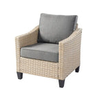 Ensemble de canapés de conversation 8 pièces en osier pour patio HOOOWOOO