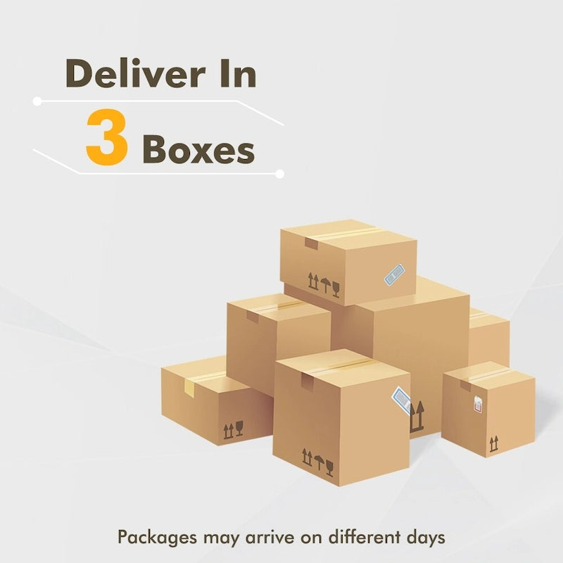 Ensemble de canapés de conversation 8 pièces en osier pour patio HOOOWOOO