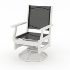 Ensemble de salle à manger pivotant LuXeo Tuscany Sling 7 pièces