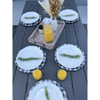 Ensemble de salle à manger pivotant LuXeo Tuscany Sling 7 pièces