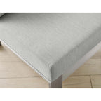 Chaise de patio extérieure sans accoudoirs en aluminium et tissu Sunbrella Shore