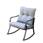 Ensemble fauteuil à bascule et table basse de taille moyenne, hauteur de chaise ergonomique conçue pour réduire la flexion des genoux