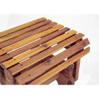 Fauteuil à bascule Adirondack en cèdre massif, modèle MM102 110, avec repose-pieds coulissant, de la collection American Furniture Classics.