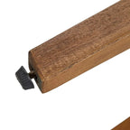 Ensemble de mobilier de jardin en corde 6 pièces pour 6 personnes avec deux tabourets et une table de bar tendance.