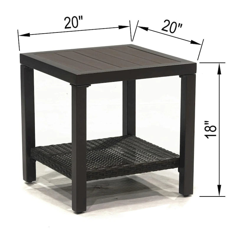 Table d'appoint tissée Williamsport