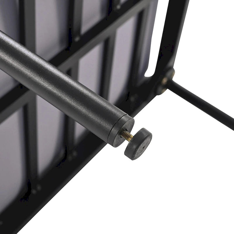 Ensemble de canapé d'angle 8 pièces pour patio avec table basse en verre trempé