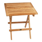 Table d'appoint pliante en teck - Carrée 20 (50 cm)