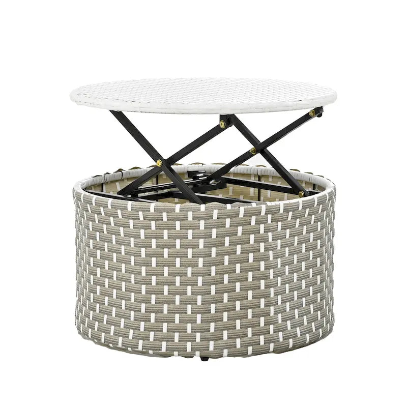 Ensemble de canapés d'angle ronds pour patio
