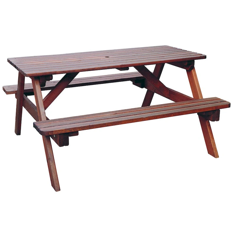 Housse de table de pique-nique Bosmere Deluxe résistante aux intempéries, 62 pouces, 6 places