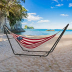 Hamac classique simple pour 2 personnes avec support